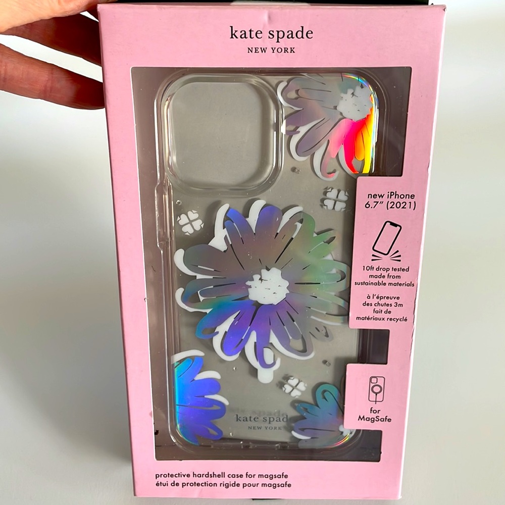 🌸NIB ♠️ iPhone 12 Pro Max & 13 Pro Max Phone Case ♠️ Kate Spade